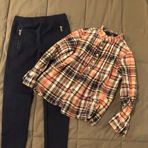 Polo shirt and pants